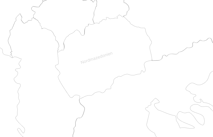Karte der Projektstandorte in Südosteuropa